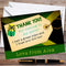 The Card Zoo Jamaican Reggae Party Thank You Cards