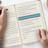 Guided Reading Strips Highlight Strips Colored Overlay Bookmarks Help with Dyslexia for Crystal Children (6 Pieces)