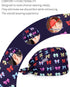 Kousenpu Scrub Caps for Women, Adjustable Women's Surgical Cap with Buttons, Breathable Cute Design for Nurses