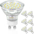 GU10 Dimmable Track Lighting LED Bulbs 40W Equivalent 5W 5000K Bright Daylight White, 6 Packs, 400LM Replacement
