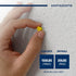 Ribbed Wall Anchors #4-#6 7/8-Inch, 100-Pack Yellow Plastic Anchors with Screws for Drywall/Concrete