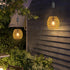 6 Bulb,Seagrass Larekook Hours Timer Battery Operated Pendant Light with Warm White Woven Large Outdoor Hanging Rattan