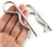 LQ Industrial 2 PCS Stainless Steel R Clips, Spring Retaining Wire Hair Pins, Lynch Cotter M5x100