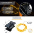 VOOKRY Solar Powered Umbrella Lights Outdoor, Waterproof Cordless 8 Modes LED for Garden Party Decoration