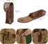 Tourbon EDC Leather Pocket Folding Knife Sheath Carrier, Holster for Flashlight, Wine Bottle Opener for Belt