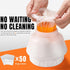 50PCS 3 8 Nozzles Paint Sprayer with Disposable Cup Liners & Replacement Dual-Gun, Electric HVLP Sprayer for House