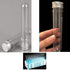 Test Tubes 25x140mm (40ml), Clear Plastic Tubes with Screw Caps for Science Experiments and Storage
