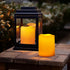 3"x4", Set 2 Homemory Solar Candles Outdoor Waterproof, Rechargeable Candles, Solar Powered Flameless Candles