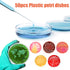 50 Pack Plastic Petri Dishes with Lids, 90 x 15mm Sterile for Medical, Biological, School Science Projects
