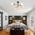 4 Modern Sputnik Chandelier Ceiling Light Lights, Creative Semi Flush Mount Ceiling Light for Bedroom, Living Room