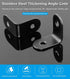 12Pcs 1 1 Inch 90 Bonsicoky L Bracket Right Angle Corner Brace, Stainless Steel x Joint Right Angle, Black Degree Shelf