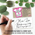 Business Cards - Washing Instructions - 3.5" x 2" Standard - Set of 50 Blank Minimalist Stationery Cards