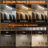 10inch 3 Closet Counter (3Pack) Under Cabinet Lighting Wireless, Rechargeable Motion Sensor Light Indoor, Color Light