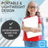 Scribbledo 24 Pack Double Sided Whiteboard Lined Dry Erase Boards, 9x12 Small Writing Board for Kids Handwriting