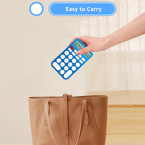 Standard Calculator, 12 Digit, Desktop Large Display and Buttons for Office, School, Home & Business Use