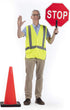 NYOrtho High Visibility Reflective Vest - ANSI/ISEA Class 2 - Sweat-Free Construction Vest - Universal Fit