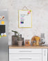 Small Dry Erase White Board, 16" x 12" Portable Aluminum Frame Mini Whiteboard, Magnetic Board for Wall Office Home