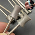 6 Pcs Diamond Burs Set - Coarse Grit Mounted Grinding Bits for Rotary Tool/Die Grinder (80#) Bracelet/Ring Making Tools