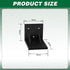 90 2 Pack 6 Heavy Duty Shelf Brackets, Waterfall Support Brackets, Floating Shelf L Triangle Angle Brackets