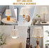 Generic E27 E26, Metal Lamp Shade for Flower Shadow Lampshade, Hollow Out Design Vintage Lamp Shades for Table Lamps