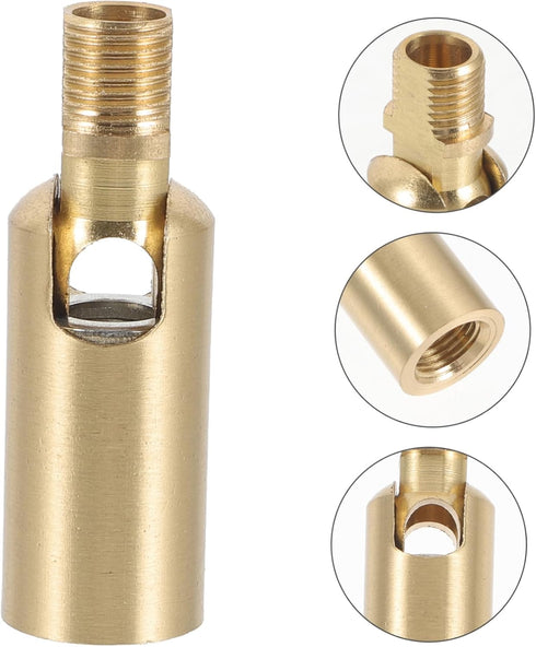 180 1-Piece Pure Copper Adjustable Wall Sconce Socket Extender Sloped Ceiling Adapter for Pendant Lights Light