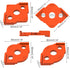8 Radius Corners Router Jig Templates, High Hardness ABS+CNC for Woodworking Routing