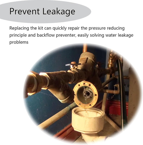 3/4"-1" Complete Backflow Repair Kit, Compatible with Zurn Wilkins 975XL 975XL2 Rubber Repair Kit for RPZ Valve