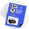 JINGZHAN Printable Magnetic Paper Non-Adhesive, 8.5" x 11" 12 Mil for Inkjet Printer