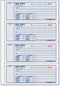 Rediform Money Receipt Book, Manifold Cover, Carbonless Triplicate Forms, 11" x 8", 100