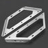 175x175mm 4 LIKERAINY Corner Braces Joints Right Angle Brackets Fastener Stainless Steel Plates Triangular Shape