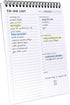 To Do List Notepad, 6.5 x 9.8" 60 Sheets, Spiral Daily Planner Notebook for Work, Task Checklist Organizer Agenda Pad