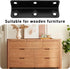 STFRBTH 4PCS 3 Inch L Brackets, Corner Brace for Shelf Support, Black Metal Angle Brackets with Mounting Screws