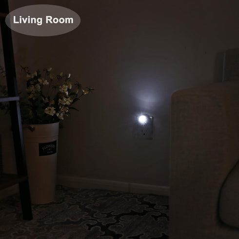 360 4 Pack DEWENWILS Plug in Night Lights into Wall, Dusk to Dawn Sensor, Rotating, Directional LED Nightlights