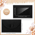 Uiifan 300 Pcs Window Gift Card Envelopes, 4 x 2.8 Inch Mini Envelopes with Heart Shaped Clasp