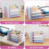 Marbrasse Desk Organizer and Accessories, 4-Tier Paper Letter Tray Organizer for School Home Office Supplies