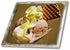 3dRose 12 Inch Ice Cream Waffle Sundae Ceramic Tile