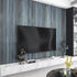 Peacock Blue Wallpaper Stick and Peel, 16x118inch Blue Wood Grain Contact Paper for Cabinets Waterproof
