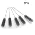 Utoolmart Wire Tube Brushes, Stainless Steel Bottle Bristle Cleaning Spiral Power Pipe Brush, 5pcs