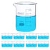 1.7oz(50ml) Sturdy Glass Beaker, 3.3 Borosilicate Griffin Low Form with Printed Graduation, Pack of 24, BKL050-024