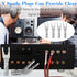 Monosaudio Speaker Spade Connector, Pure Copper 45 Degree Screw Locking Y Spade Plug for DIY Speaker Wire