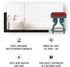 1 Real Milk Paint, Wood Paint for Furniture, Matte Paint for Cabinets, Walls, Brick, and Stone, Water Based Organic, No
