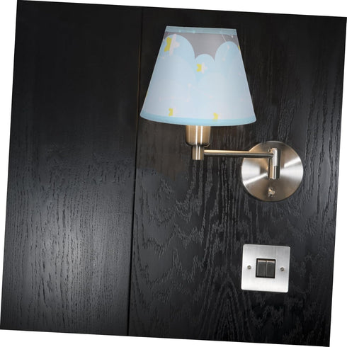 Holibanna Pleated Lampshade for Table Floor Lamps Handmade Fabric Drum Shade Detachable Design for Easy Cleaning
