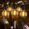 Solar String Lights Outdoor 50ft - 18+1 Shatterproof & Waterproof G40 LED