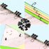 Desk Organizers Caddy with 7 Compartments + Pen Holder, Black Mesh Office Supplies Desktop Organizer