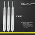 Scalpel Handle No.3 Set of 3 Pcs Stainless Steel Crafting Handle No.3 for Wood Art, Card Making, Sculpting