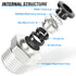 TAILONZ PNEUMATIC Male Straight 1/4 Inch Tube OD x 1/2 Inch NPT Thread Push to Connect Fittings (Pack of 10)