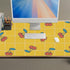 Generic 35. 4" 16. 5" Cute Cherry Yellow Plaid Desk Mat Multifunctional Large Mouse Pad for Desk, Waterproof Dual Sided