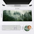 Extended Large Mouse Pad, Functional Desk Pad with Stitched Edges, XXL Mouse Pad Large (31.5x11.8 Inch) w/Brilliant Design, Desk Mat Keyboard Pad Non Slip Base Gaming Mousepad - Forests by RYUITHDJP