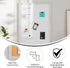 Flash Furniture Bristol Wall Mount White Board, 24" x 36", Included Dry Erase Marker, 4 Magnets, Eraser