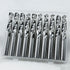 KLOT Industrial Grade 10pcs Solid Carbide Drill Bit, 6.5mm 0.256" 2-Flute Straight Shank YG6X Tungsten